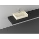 Накладная раковина ISVEA SistemaZ 10SF50060SV-2K 60х42 слоновая кость прямоугольная, цвет бежевый