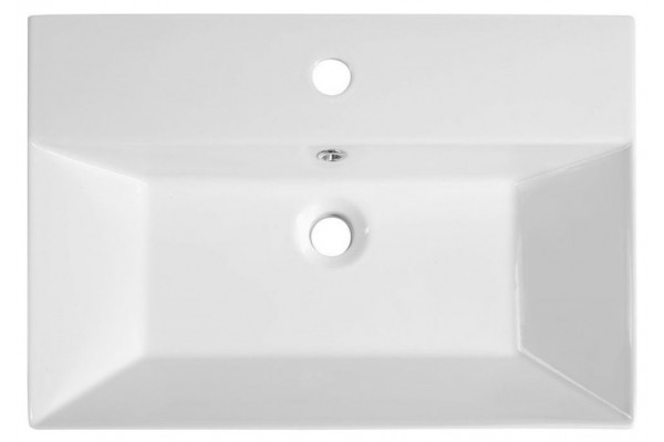 Накладная раковина ISVEA SistemaZ 10SF50060SV-2L 60х42 белая, матовая, прямоугольная, цвет белый