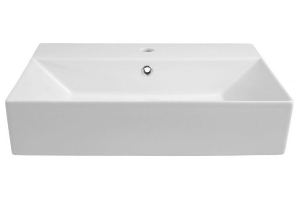 Накладная раковина ISVEA SistemaZ 10SF50060SV-2L 60х42 белая, матовая, прямоугольная, цвет белый
