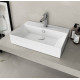 Накладная раковина ISVEA SistemaZ 10SF50060SV-2L 60х42 белая, матовая, прямоугольная, цвет белый