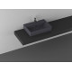 Накладная раковина ISVEA SistemaZ 10SF50060SV-2C 60х42 антрацит прямоугольная, цвет черный