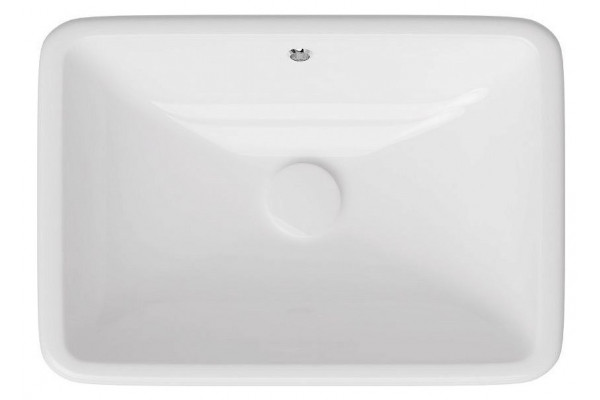 Встраиваемая раковина ISVEA Soluzione 10SZ77056SV 56.2х38.2 белая прямоугольная, цвет белый