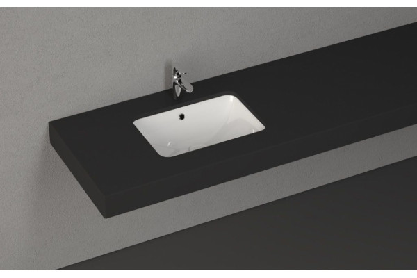 Встраиваемая раковина ISVEA Soluzione 10SZ77056SV 56.2х38.2 белая прямоугольная, цвет белый