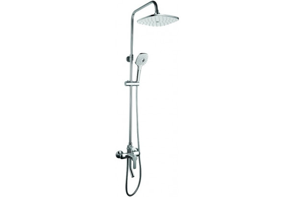 Душевая стойка Iddis Sena SENSB3Fi06 хром, штанга 138.8 см, шланг 150 см