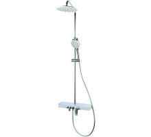Душевая стойка Iddis Shelfy SHESB3Fi06 штанга 125 см, шланг 150 см