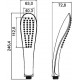 Душевая лейка Iddis 0211F00I18 в стиле hi-tech
