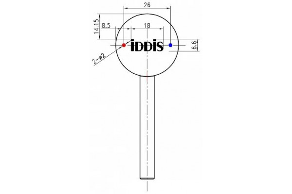 Смеситель Iddis 003BLR0i08 с гигиеническим душем, однорычажный, черный