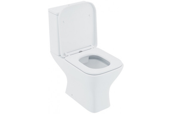 Унитаз-компакт Iddis Torr TORRDSEi24 белый, прямоугольный, 37.3x60.5 см