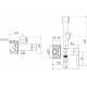 Гигиенический душ Iddis Spring 003BNR0i08 С ВНУТРЕННЕЙ ЧАСТЬЮ, сатин, хром, штанга 11 см
