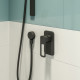 Шланговое подключение Iddis Built-in Shower Accessories 004BL00i62 черное цвет черный, штанга 5.37 см