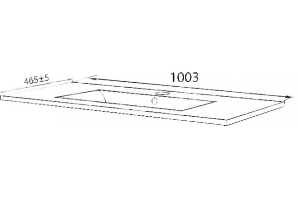Тумба с раковиной IDDIS Oxford 100, напольная, белая, с ящиками, с доводчиками