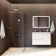 Душевая стойка Iddis Shelfy SHESBBTi06 хром, штанга 150.9 см, шланг пластиковый 150 см