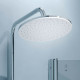 Душевая стойка Iddis Shelfy SHESBBTi06 хром, штанга 150.9 см, шланг пластиковый 150 см