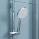Душевая стойка Iddis Shelfy SHESBBTi06 хром, штанга 150.9 см, шланг пластиковый 150 см