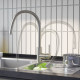 Смеситель Iddis Kitchen 360 K36BNJ0i05 для кухонной мойки однорычажный, сталь