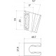 Настенный держатель Iddis Optima Home 080WL00i53 белый матовый штанга 5.5 см,  в современном стиле