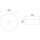 Раковина Iddis Ray RAYWS03i27 белая круглая, цвет белый