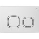 Кнопка смыва Iddis Unifix UNI04CHi77 004, хром, механическая