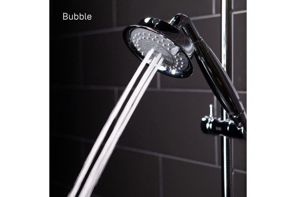Душевая стойка Iddis Retro RETSB4Fi76 хром, штанга 120 см, шланг металлический 150 см