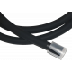 Душевой шланг Iddis Optima Home OPH12BLi19 120 см, черный матовый в современном стиле