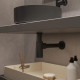 Сифон для раковины Iddis Optima Home OPTGM00i84 графит серый, черный, выпуск боковой
