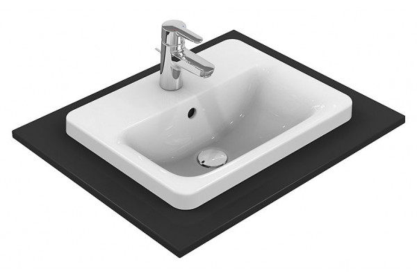 Раковина Ideal Standard Connect (50 см) цвет белый, на столешницу, прямоугольная