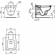 Унитаз подвесной Ideal Standard Esedra T281401 белый, прямоугольный, 36x54 см