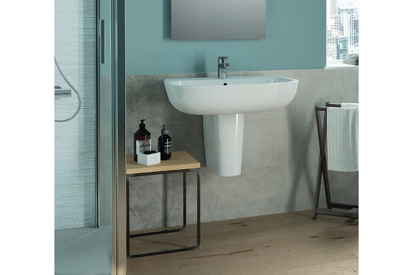 Раковина Ideal Standard Esedra T279801 60 см цвет белый, полукруглая
