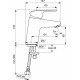Смеситель Ideal Standard Ceraflex B1710AA для раковины однорычажный, хром