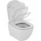 Унитаз подвесной Ideal Standard Tesi T355101 безободковый белый, овальный, 36.5x53.5 см