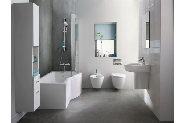 Унитаз подвесной Ideal Standard Connect E822301 безободковый белый, овальный, 36x54 см