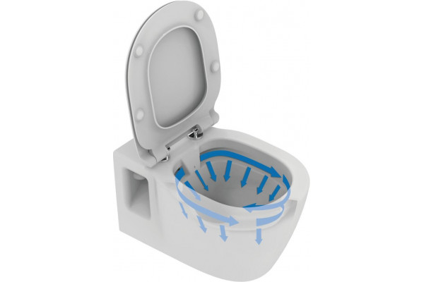 Унитаз подвесной Ideal Standard Connect E822301 безободковый белый, овальный, 36x54 см