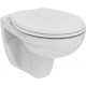 Унитаз подвесной Ideal Standard Eurovit K881201 безободковый белый, овальный, 35.5x52 см