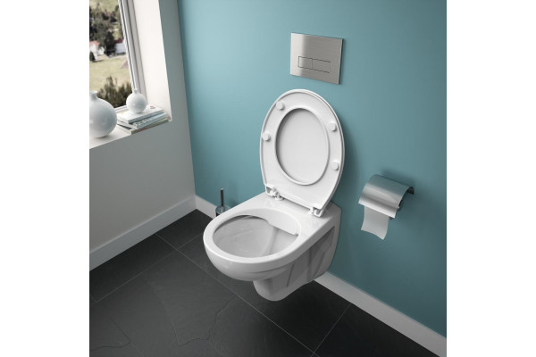 Унитаз подвесной Ideal Standard Eurovit K881201 безободковый белый, овальный, 35.5x52 см