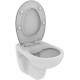 Унитаз подвесной Ideal Standard Eurovit K881201 безободковый белый, овальный, 35.5x52 см