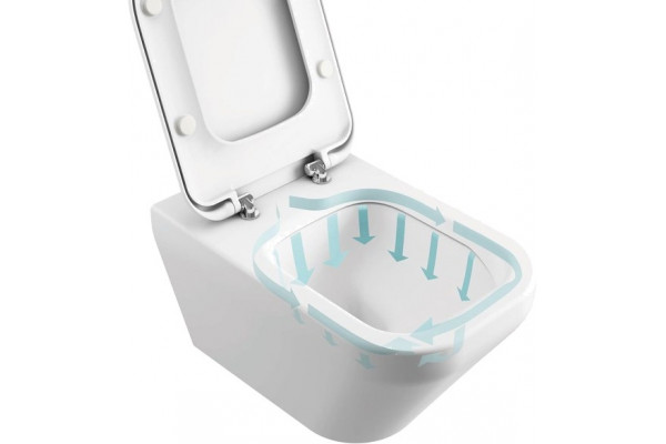 Унитаз подвесной Ideal Standard Esedra AquaBlade T386001 белый, прямоугольный, 34.5x54.5 см