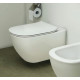 Комплект Система инсталляции для унитазов Ideal Standard W3710AA 4 в 1 + Крышка-сиденье Ideal Standard Tesi T352701 с микролифтом, петли хром + Унитаз подвесной Ideal Standard Tesi T007901, цвет белый, бачок 3/6 л