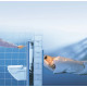 Комплект Система инсталляции для унитазов Grohe Rapid SL 38929000 4 в 1 с кнопкой смыва + Крышка-сиденье Ideal Standard Connect E772401 с микролифтом + Унитаз подвесной Ideal Standard Connect AquaBlade E047901, цвет белый, бачок 3/6 л