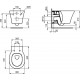 Комплект Ideal Standard Connect Air AquaBlade E212101 цвет белый, бачок 3/6 л