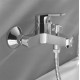 Смеситель Ideal Standard Ceraflex B1721AA для ванны с душем, однорычажный, хром