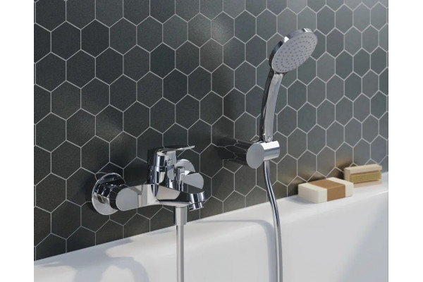 Смеситель Ideal Standard Ceraflex B1721AA для ванны с душем, однорычажный, хром