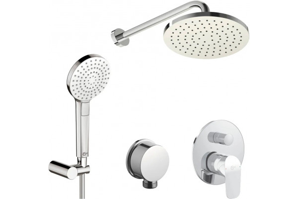 Душевой комплект Ideal Standard Ceraflex BC447AA С ВНУТРЕННЕЙ ЧАСТЬЮ хром, шланг 175 см