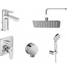 Душевой комплект Ideal Standard Esla BD002XC С ВНУТРЕННЕЙ ЧАСТЬЮ хром, шланг 175 см