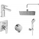 Душевой комплект Ideal Standard Esla BD002XC С ВНУТРЕННЕЙ ЧАСТЬЮ хром, шланг 175 см
