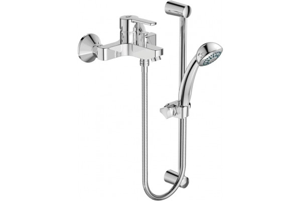 Душевой комплект Ideal Standard Alpha BD004AA хром, шланг металлический 150 см
