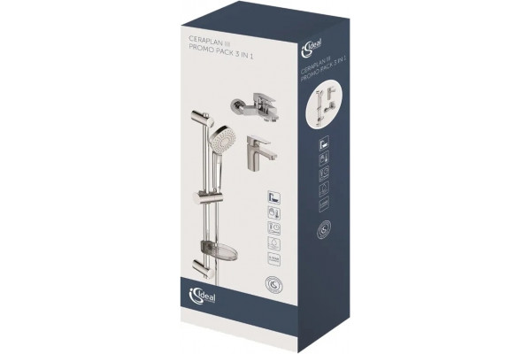Душевой комплект Ideal Standard Ceraplan III BD005AA хром, шланг 175 см