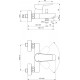 Душевой комплект Ideal Standard Ceraplan III BD005AA хром, шланг 175 см