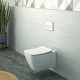 Комплект Унитаз подвесной Ideal Standard STRADA II T359601 + Система инсталляции для унитазов Ideal Standard Prosys Frame 120 M R020467 цвет белый,  в современном стиле