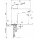 Смеситель Ideal Standard Ceraflex B1714AA для раковины однорычажный, хром