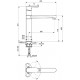 Смеситель Ideal Standard Cerafine O BC501AA для кухонной мойки однорычажный, хром